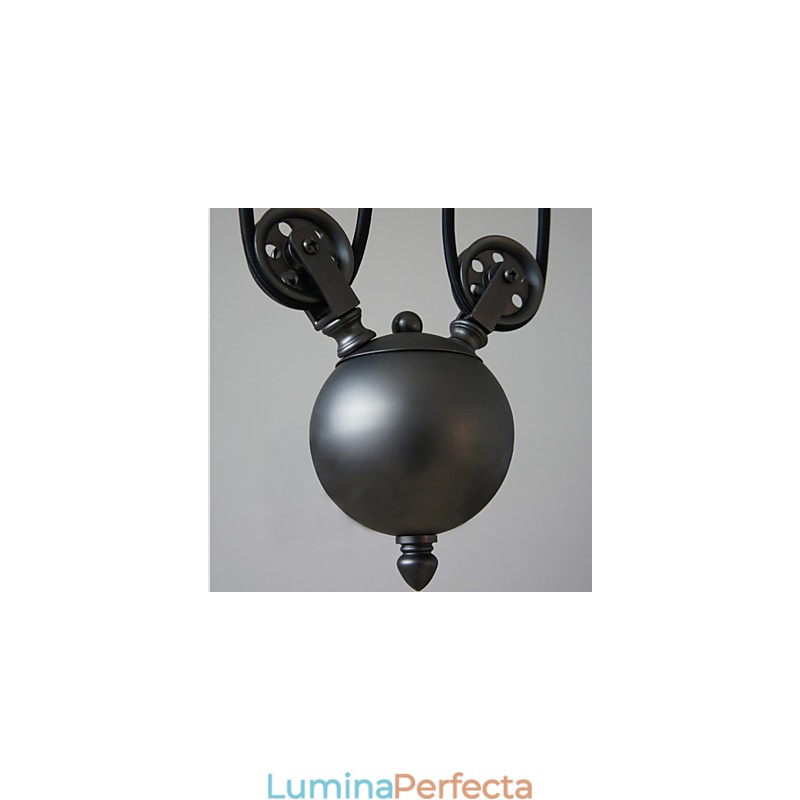 Lumini suspendate Vintage 3 lumini ST64 Becuri incluse Sistem sus si jos