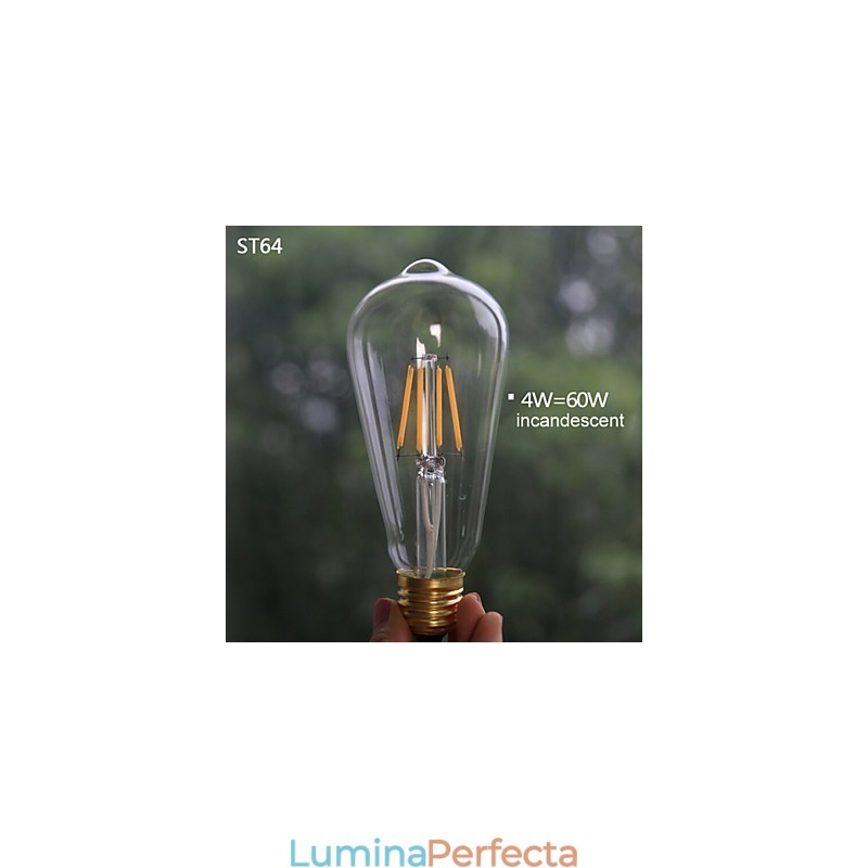 Lumini suspendate Vintage 3 lumini ST64 Becuri incluse Sistem sus si jos