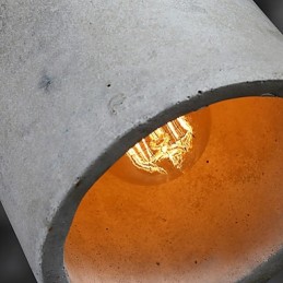 Lampă de iluminat retro minimalistă nordică cu suspendare din ciment