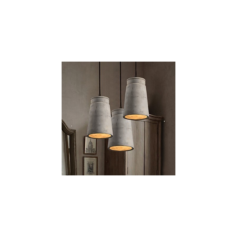Lampă de iluminat retro minimalistă nordică cu suspendare din ciment
