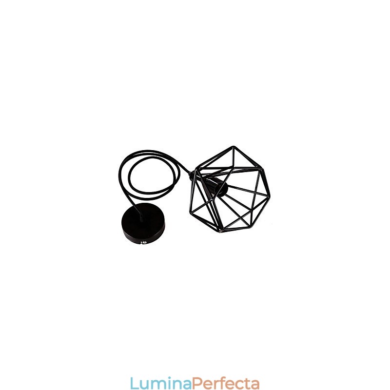 Pictură în stil mini retro, lumina suspendată din metal, garaj