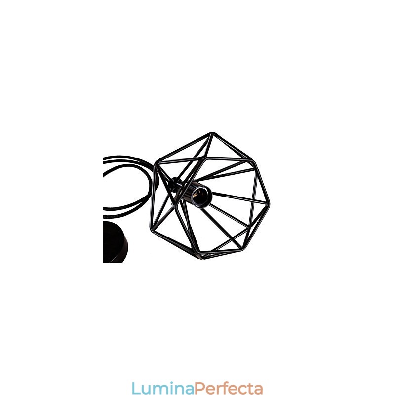 Pictură în stil mini retro, lumina suspendată din metal, garaj