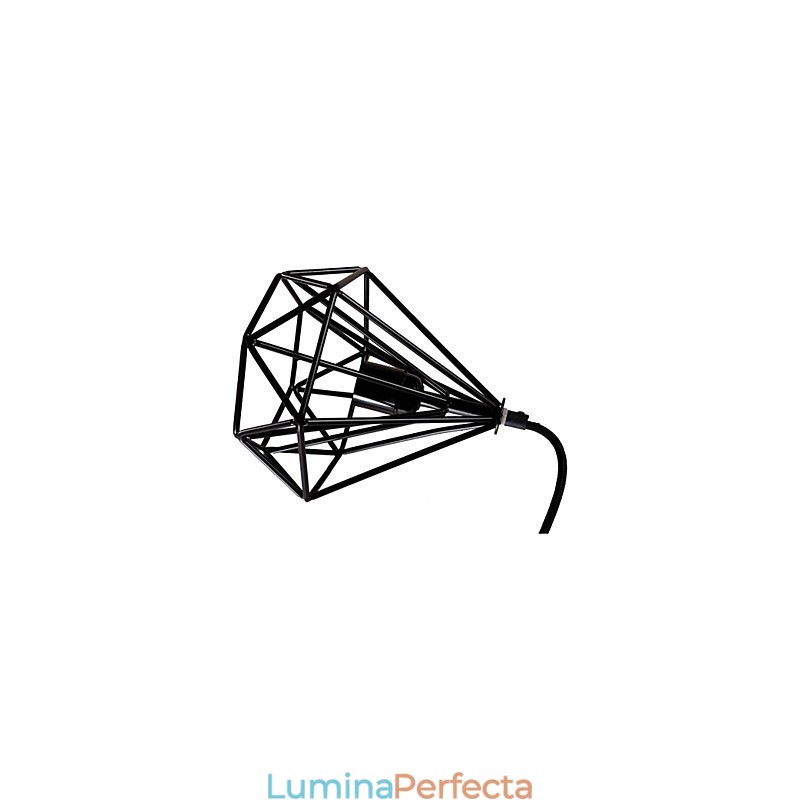 Pictură în stil mini retro, lumina suspendată din metal, garaj