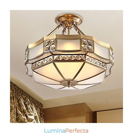 Lampă tradițională clasică, rustică, din alamă, din metal Lampă tradițională clasică, rustică, din alamă, din metal