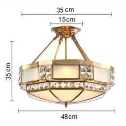 Lampă tradițională clasică, rustică, din alamă, din metal