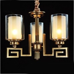 Lampă în stil chinezesc Lampă de cupru Lampă de cupru