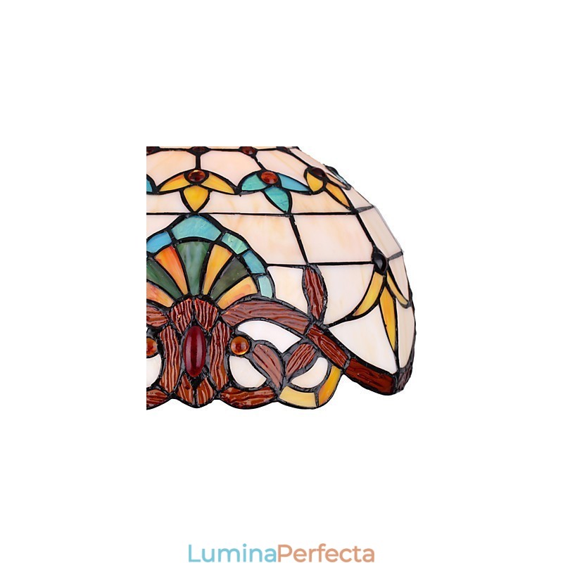 Lampă pastorală europeană de 1 metru Creative Art Glass Small Droplight