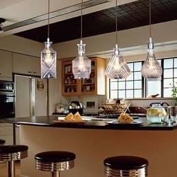 40W*4 Modernă, contemporană, tradițională, clasică, vintage, insula metalică suspendată