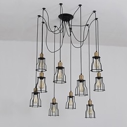 Vintage Edison Multiple Ajustable DIY Plafoniera Lumină Pendant Iluminat Candelabru Modern Chic Industrial Dining