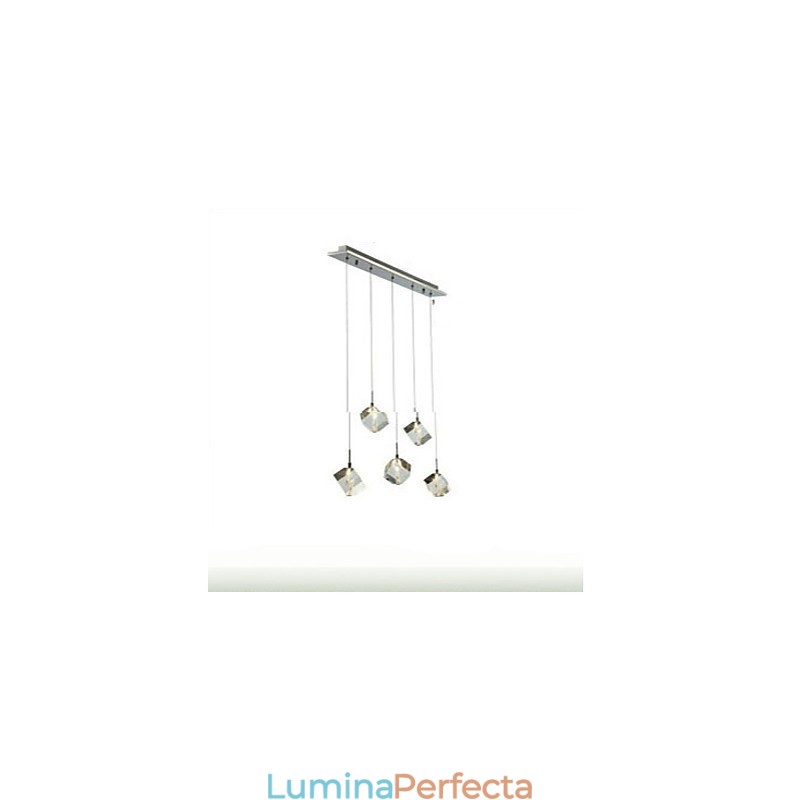 Lampă de cristal de modă Pandantiv de cristal cu cinci capete
