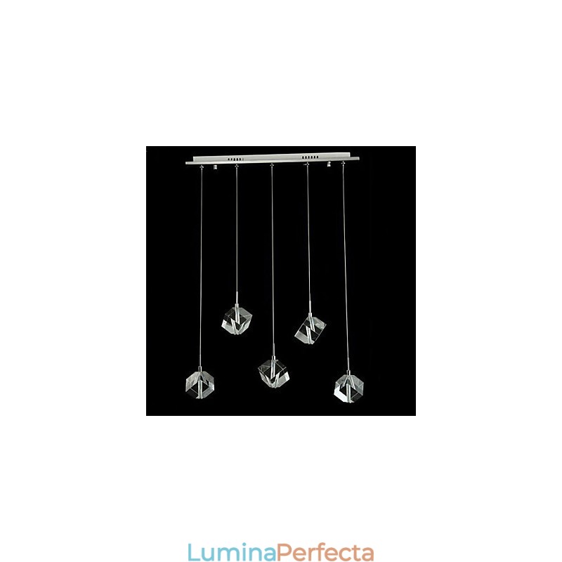 Lampă de cristal de modă Pandantiv de cristal cu cinci capete