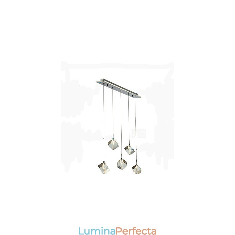 Lampă de cristal de modă Pandantiv de cristal cu cinci capete