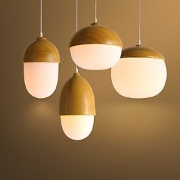 Nordic Contracted Mushroom Creative Nuts Candelabru din sticlă cu un singur cap