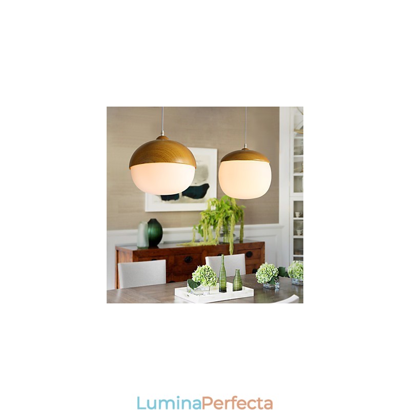 Nordic Contracted Mushroom Creative Nuts Candelabru din sticlă cu un singur cap