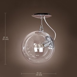 Lampă suspendată anodizată, modernă și contemporană