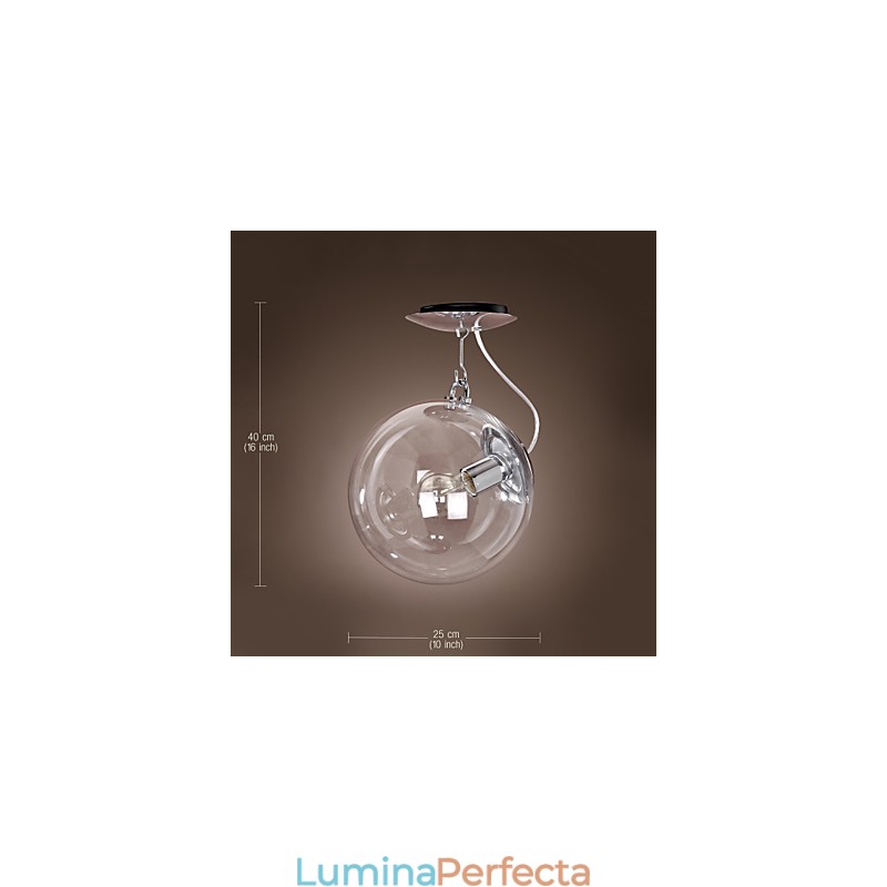 Lampă suspendată anodizată, modernă și contemporană