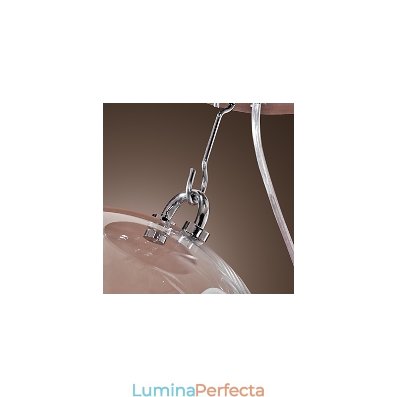 Lampă suspendată anodizată, modernă și contemporană
