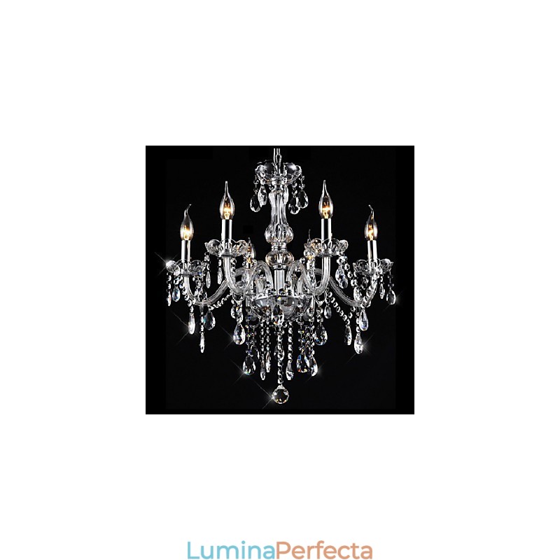 Candelabru din cristal galvanizat, clasic, clasic, de epocă