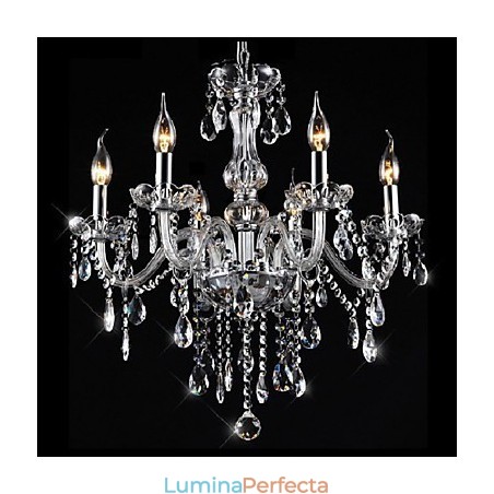 Candelabru din cristal galvanizat, clasic, clasic, de epocă