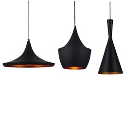 Lampă suspendată din metal cu pictură în stil mini
