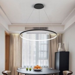 Lampă suspendată reglabilă cu diametrul de 80 cm Design modern