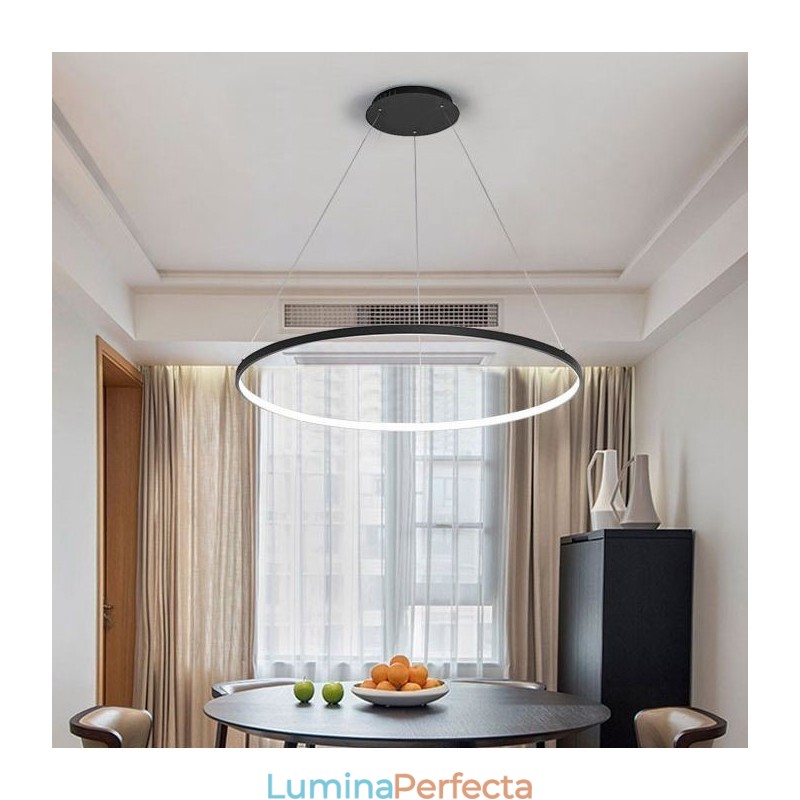 Lampă suspendată reglabilă cu diametrul de 80 cm Design modern