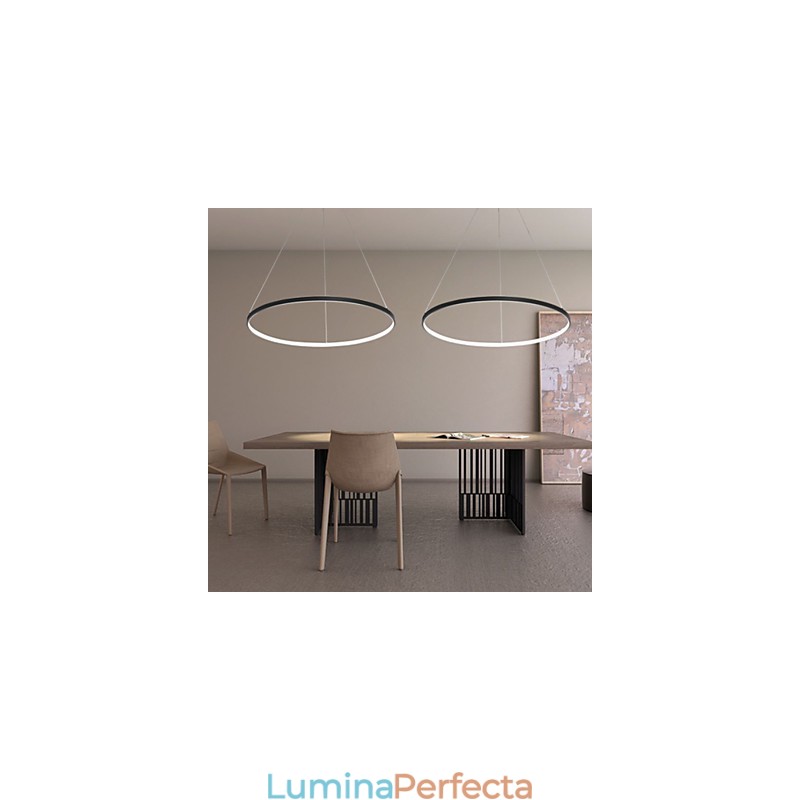 Lampă suspendată reglabilă cu diametrul de 80 cm Design modern