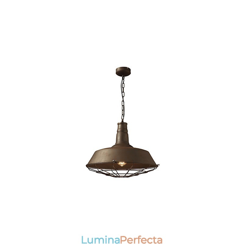 Lampa suspendata Retro 1 Lumina Vechi Metal Materila Abajur Magazin