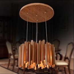 Hotel Engineering Wood Art Line Candelabru