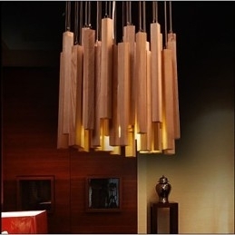 Hotel Engineering Wood Art Line Candelabru