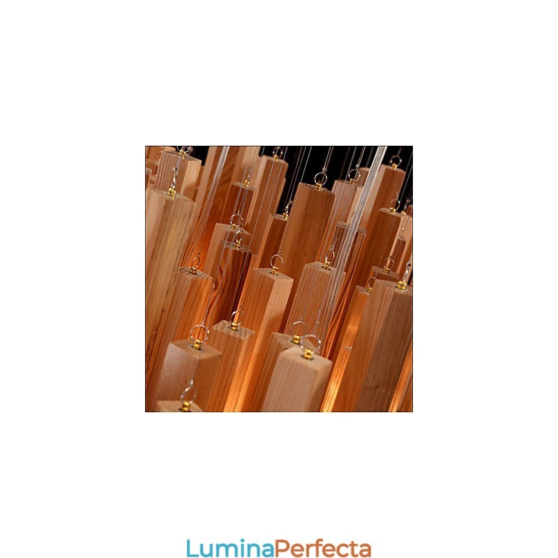 Hotel Engineering Wood Art Line Candelabru