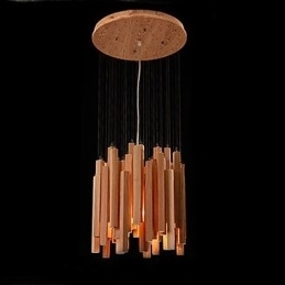 Hotel Engineering Wood Art Line Candelabru