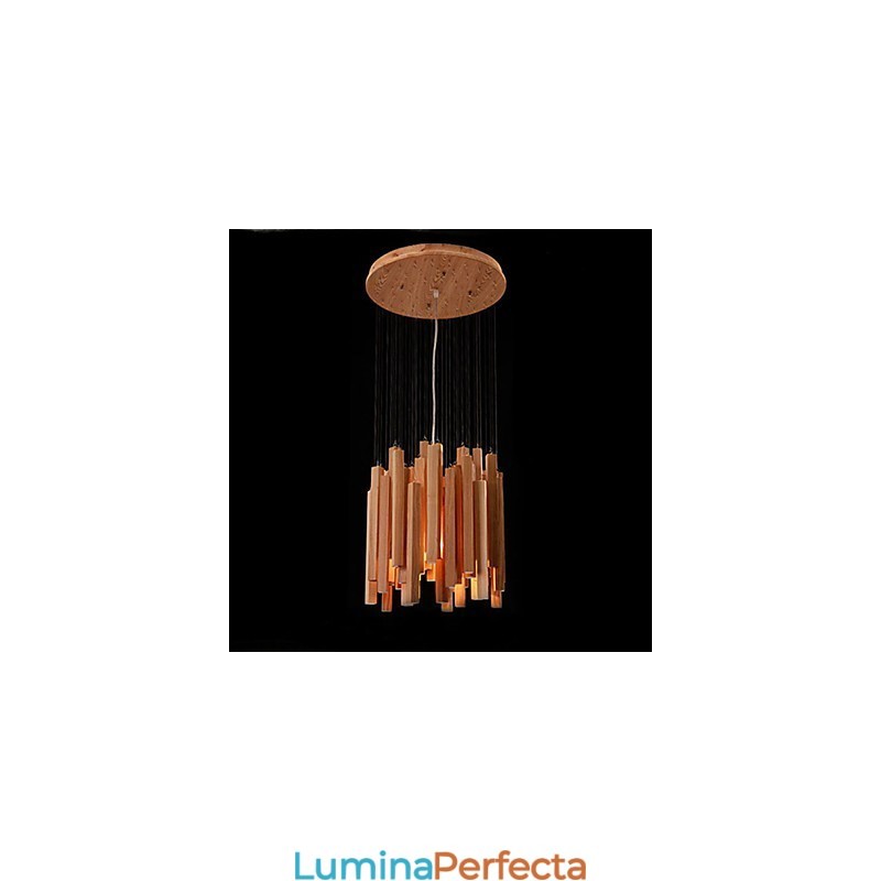 Hotel Engineering Wood Art Line Candelabru