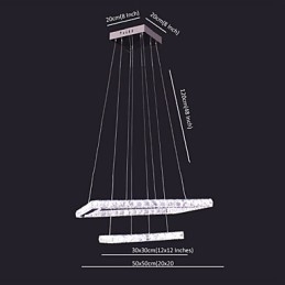 Lampă suspendată din metal, modernă și contemporană