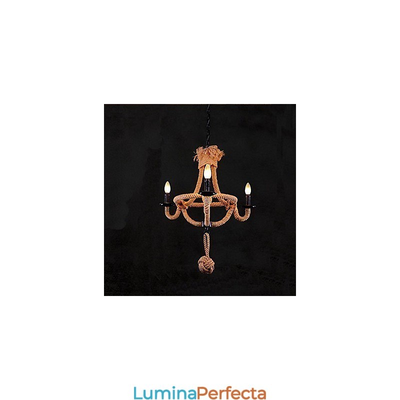 Tradițional Clasic Rustic Lodge Vintage Retro Country Pictură Candelabru din metal