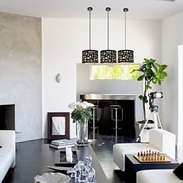 Moda cu un singur cap contractat și creativ contemporan, ca lampă DropLight Cuibul de pasăre