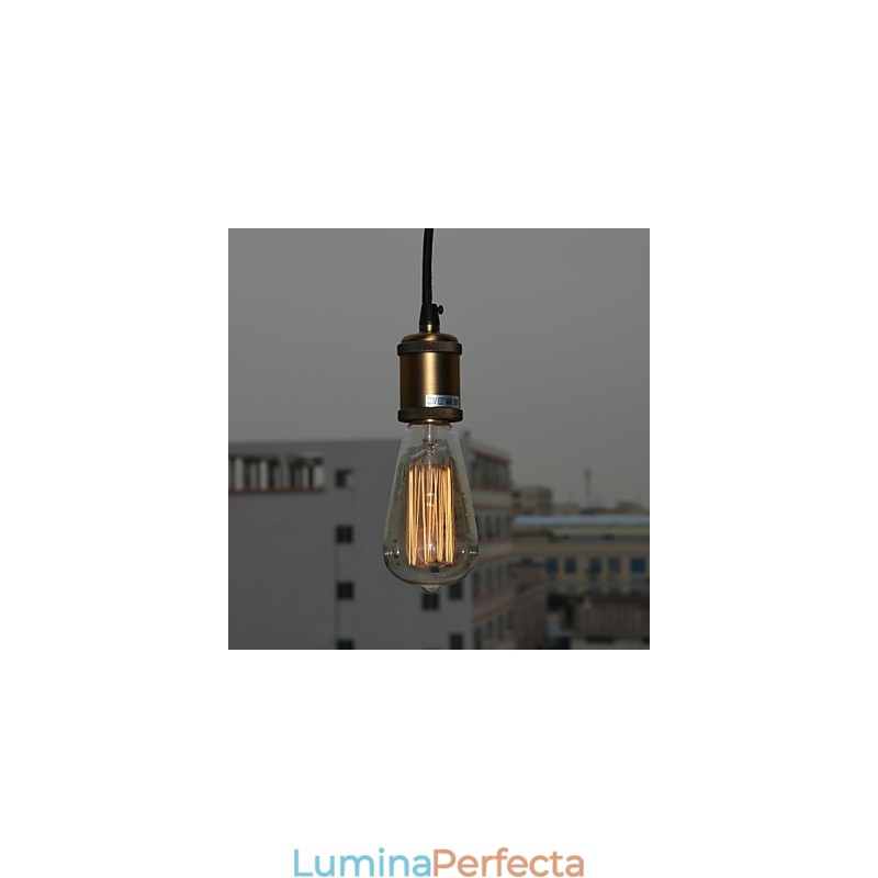 Lampă tradițională clasică vintage în stil mini galvanizat