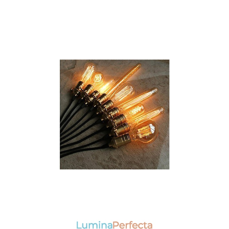Candelabru american retro minimalist minimalist din cupru