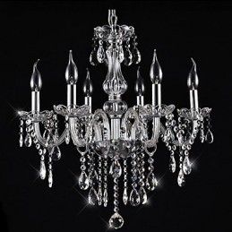 Candelabru din cristal galvanizat, clasic, clasic, de epocă
