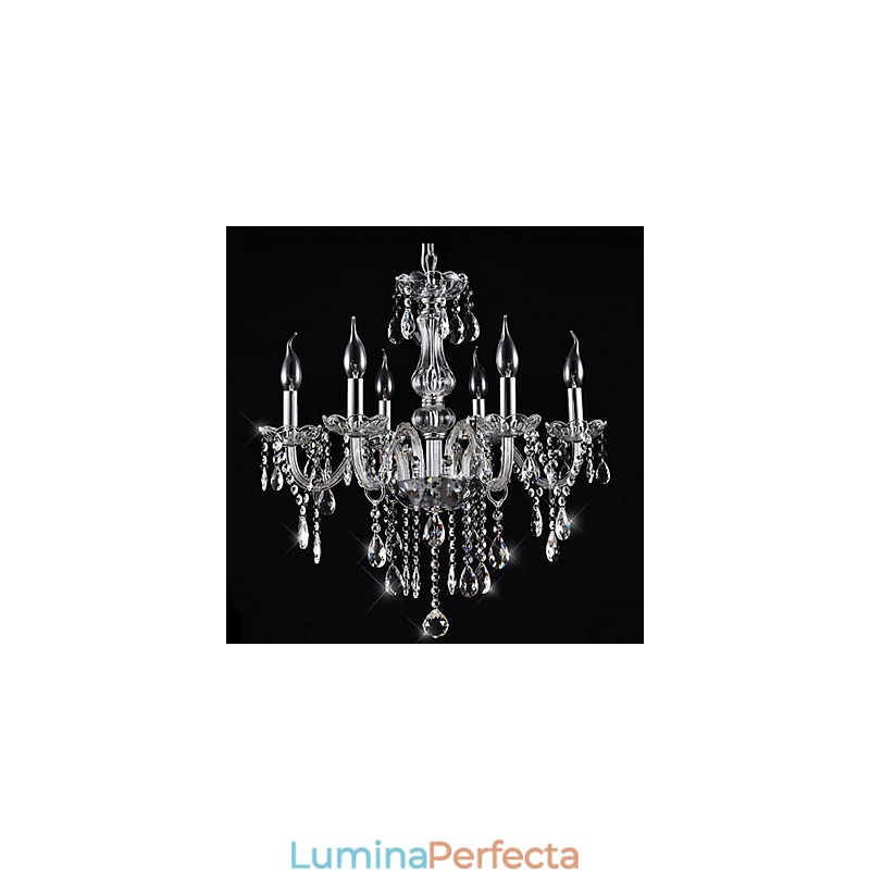 Candelabru din cristal galvanizat, clasic, clasic, de epocă