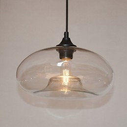 Pandantiv Caracteristic Modern 1 Lumină Cu Abajur Transparent