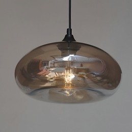 Pandantiv Caracteristic Modern 1 Lumină Cu Abajur Transparent