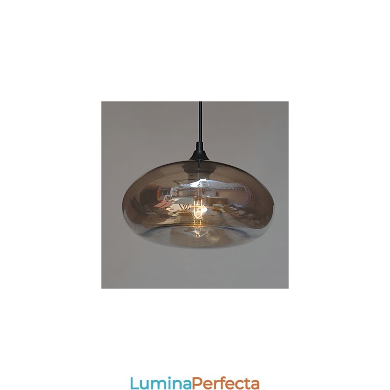 Pandantiv Caracteristic Modern 1 Lumină Cu Abajur Transparent