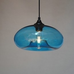 Pandantiv Caracteristic Modern 1 Lumină Cu Abajur Transparent