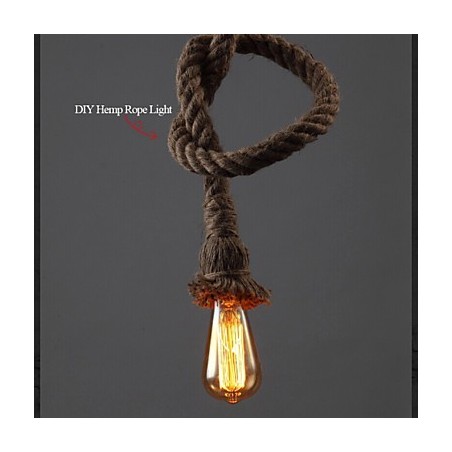 1 Lumină DIY Art Hemp Rope Lumină Creative Hemp Rope Droplight 1 Lumină DIY Art Hemp Rope Lumină Creative Hemp Rope Droplight