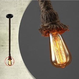 1 Lumină DIY Art Hemp Rope Lumină Creative Hemp Rope Droplight