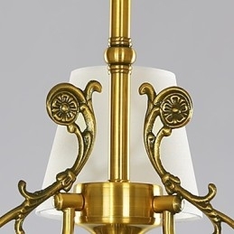 Familie de lumini suspendate cu design decorativ modern modern alb pur