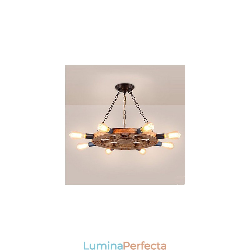 Candelabru din rășină de fier nostalgic