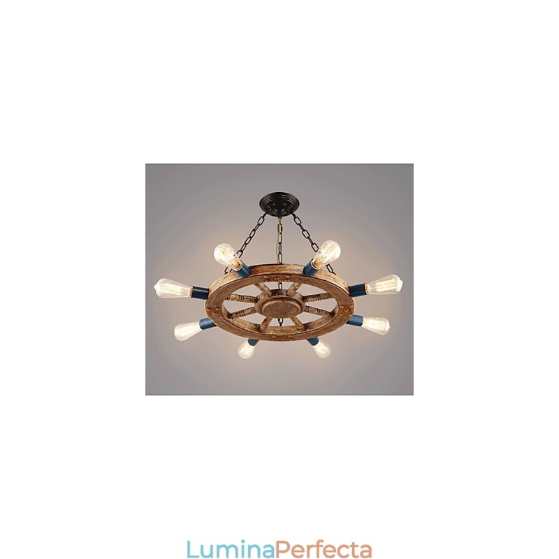 Candelabru din rășină de fier nostalgic