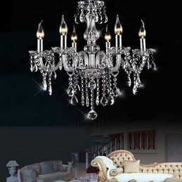 Candelabru din cristal galvanizat, clasic, clasic, de epocă